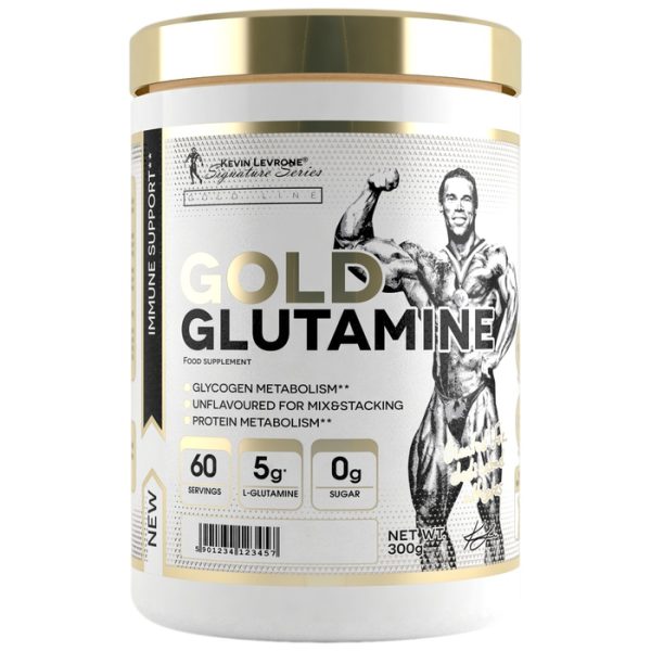 گلوتامین گلد 300 گرم کوین لورون بدون طعم|kevin LEVRONE GOLD GLUTAMINE 300 g