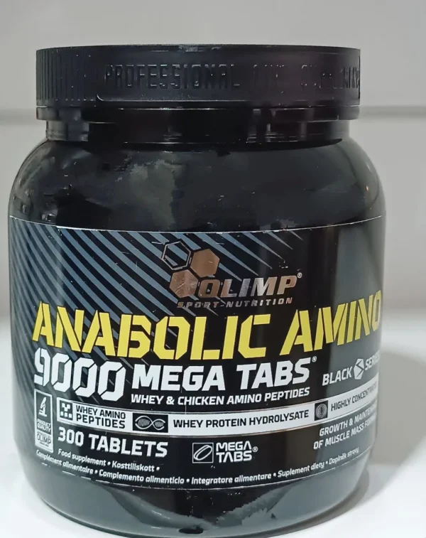 امینو آنابولیک 9000 300تایی الیمپ|OLIMP ANABOLIC AMINO 9000 MEGA TABLETS -300tablets