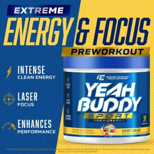 پمپ یه بادی اسپرت رونی کلمن|rony coleman SPORT yeeh budy pre-workout 170g