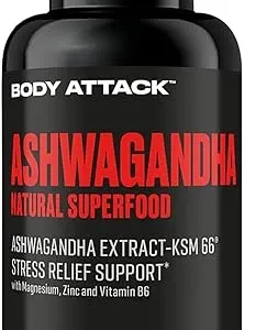 آشوا گاندا بادی اتک|Body Attack Ashwagandha 120caps