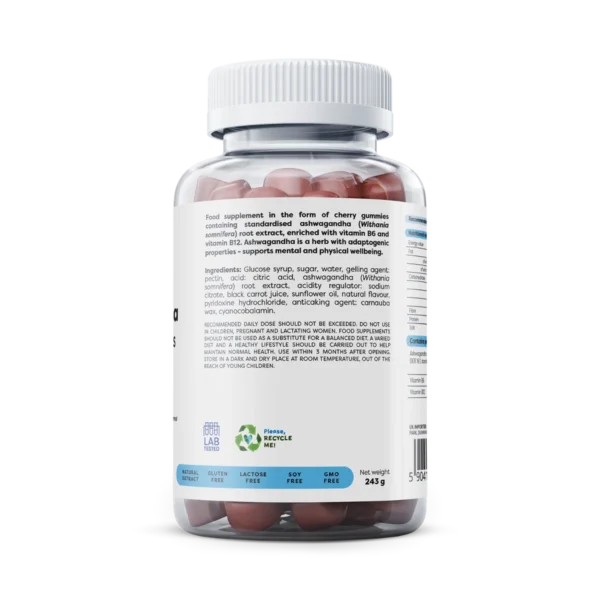 آشواگاندا طعم دار پاستیلی اوساوی|Osavi Ashwagandha 375 mg, gummies - تصویر 2