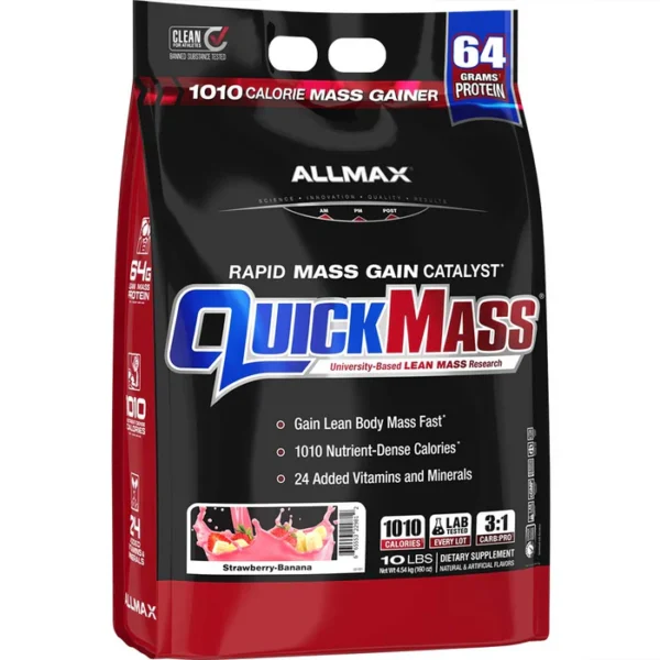 گینر کوئیک مس آلمکس |  ALLMAX Nutrition QuickMass - تصویر 3