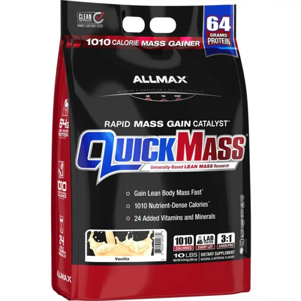 گینر کوئیک مس آلمکس |  ALLMAX Nutrition QuickMass - تصویر 4