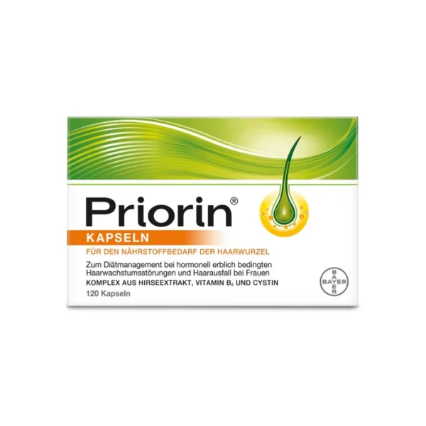 مکمل ضد ریزش و تقویت مو پریورین 120 عددی| Priorin Hair Growth Formula 120 Capsule