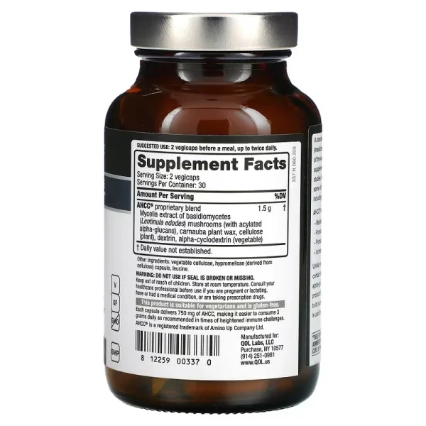 کپسول AHCC Kinoko مدل پلاتینیوم 60 تایی 750mg - تصویر 2