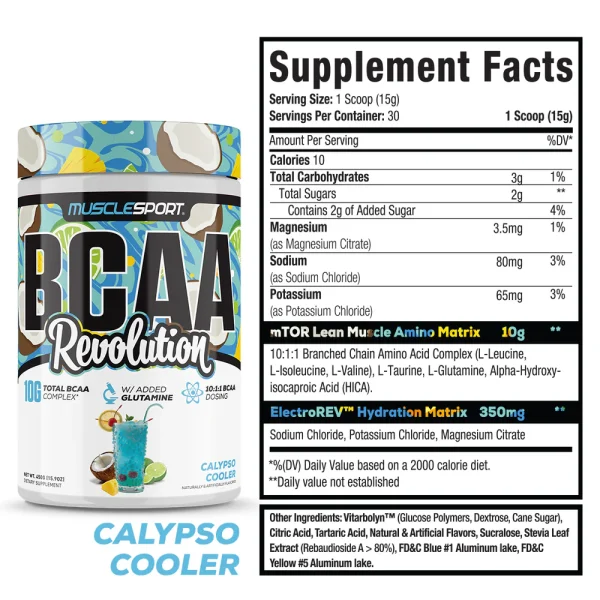 بی سی ای ای رولیشن ماسل اسپرت|MUSCLESPORT BCAA Revolution - تصویر 2